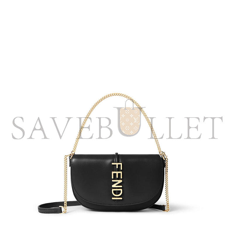 F**di graphy wallet on chain 8m0529anssf0kur (20.5*13*3.5cm)